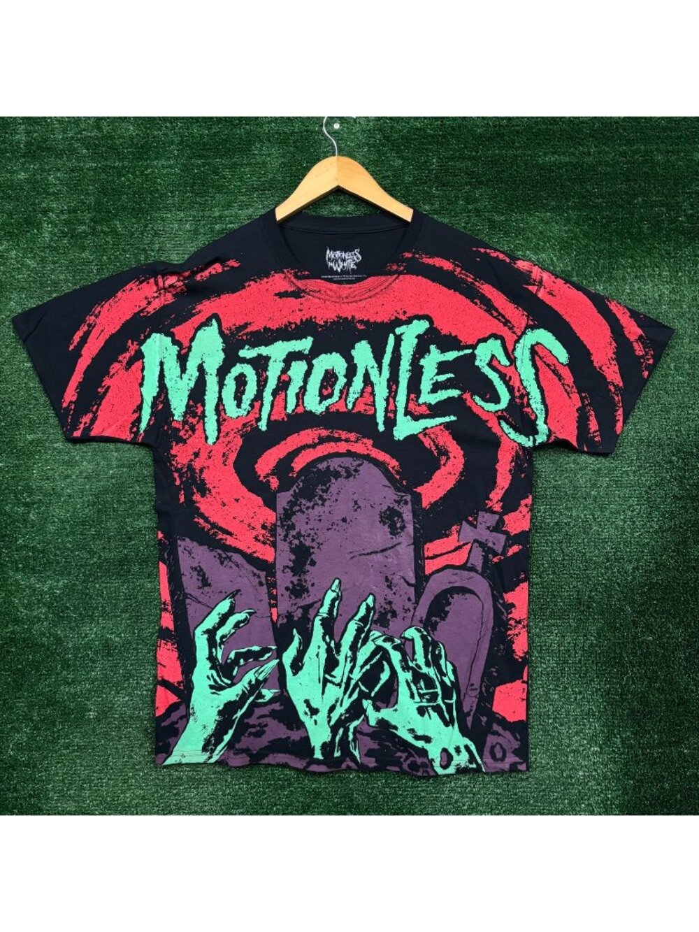 Motionless in White Creatures Album Meatalcore Band T-Shirt Size Large